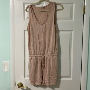 Daily Ritual Rayon Pink Romper Jumpsuit Size L